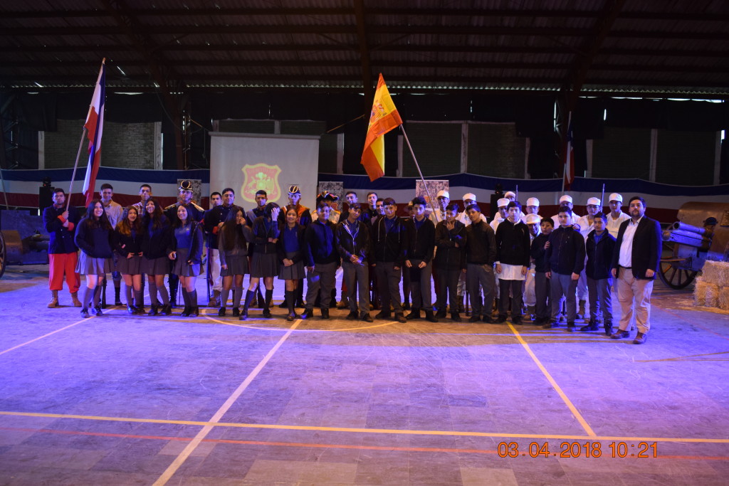 Visita Regimiento de infantería n° 16 Talca Escuela Cooperativa