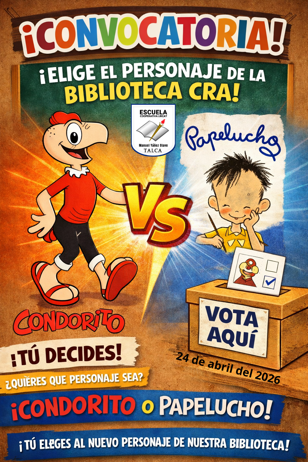 Elige nuestro personaje C.R.A.